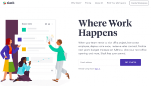 slack startup communication
